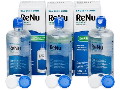 Soluție ReNu MultiPlus 3 x 360 ml  - Produsul este disponibil și în acest pachet