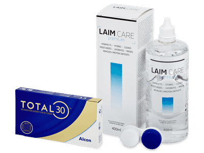 TOTAL30 (3 lentile) + soluție Laim-Care 400 ml