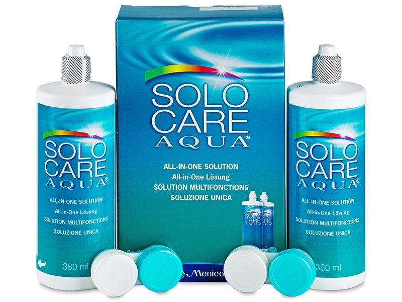 Soluție SoloCare Aqua 2 x 360ml Menicon imagine noua