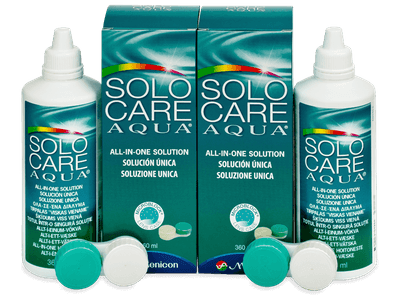 Soluție SoloCare Aqua 2 x 360ml - Pachete speciale cu 2 soluții