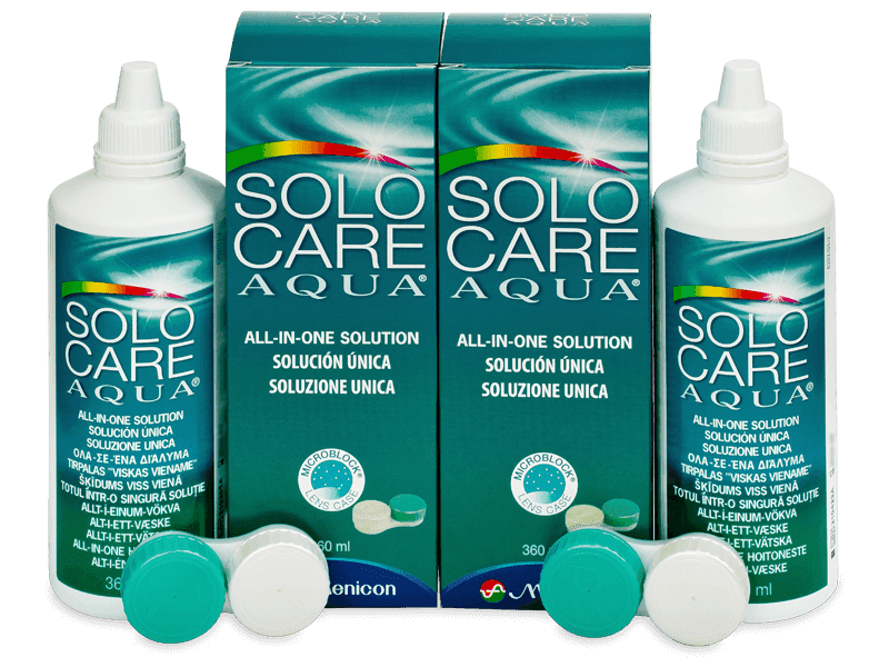 Soluție SoloCare Aqua 2x 360 ml - Pachete speciale cu 2 soluții