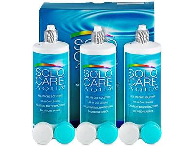 Soluție SoloCare Aqua 3x 360 ml - Design-ul vechi
