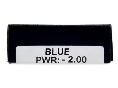 TopVue Daily Color - Blue - lentile zilnice cu dioptrie (2 lentile) - Parametrii lentilei