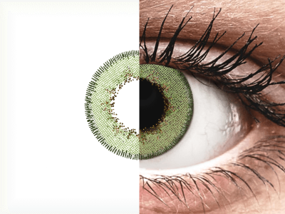 TopVue Daily Color - Green - lentile zilnice cu dioptrie (2 lentile)