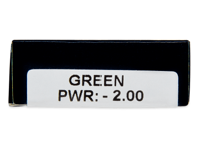 TopVue Daily Color - Green - lentile zilnice cu dioptrie (2 lentile) - Parametrii lentilei