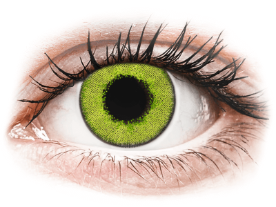 TopVue Daily Color - Fresh Green - lentile zilnice cu dioptrie (2 lentile) - Lentile de contact colorate