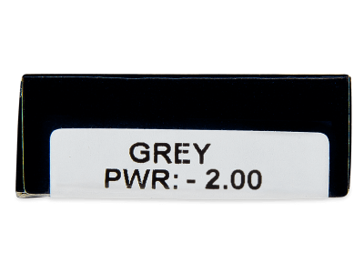 TopVue Daily Color - Grey - lentile zilnice cu dioptrie (2 lentile) - Parametrii lentilei