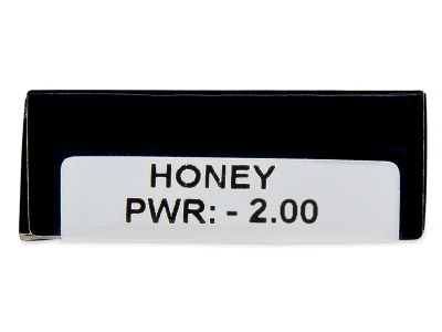 TopVue Daily Color - Honey - lentile zilnice cu dioptrie (2 lentile) - Parametrii lentilei