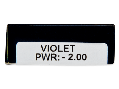 TopVue Daily Color - Violet - lentile zilnice cu dioptrie (2 lentile) - Parametrii lentilei