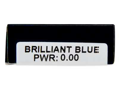 TopVue Daily Color - Brilliant Blue - lentile zilnice fără dioptrie (2 lentile) - Parametrii lentilei