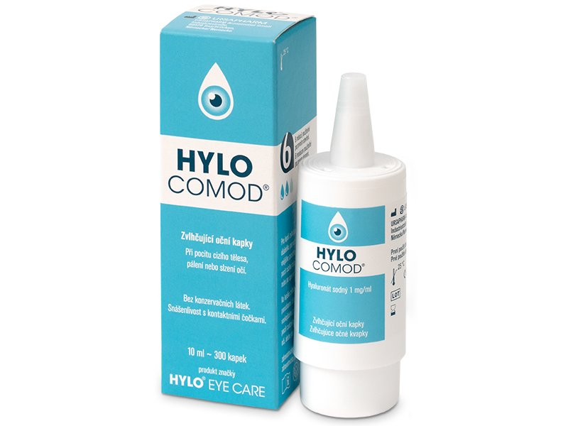 Picături oftalmice HYLO-COMOD 10 ml Picături de ochi 2022