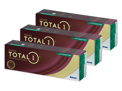 Dailies TOTAL1 for Astigmatism (90 lentile) - Lentile de contact torice