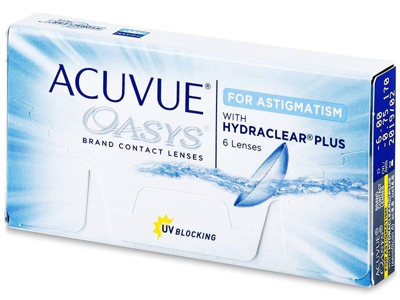 Lentile de contact bi-saptamanale Acuvue Oasys for Astigmatism (6 lentile)