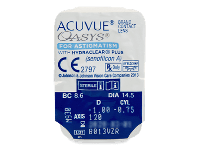 Acuvue Oasys for Astigmatism (6 lentile) - Vizualizare ambalaj