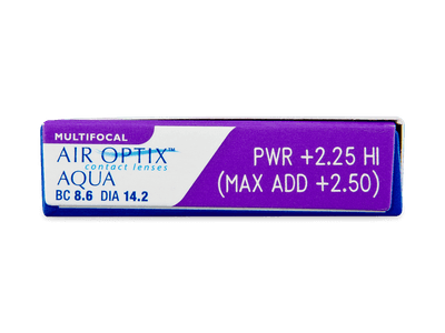 Air Optix Aqua Multifocal (3 lentile) - Parametrii lentilei