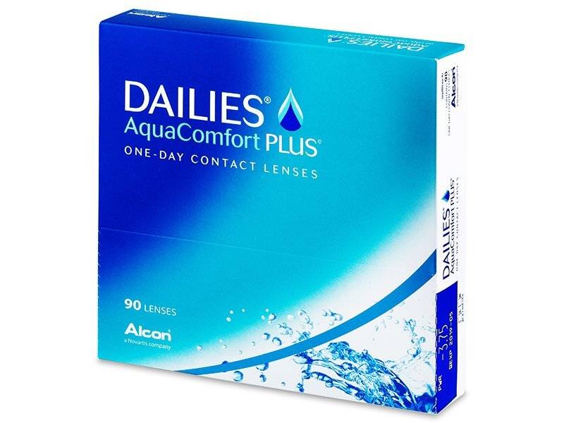 Lentile de contact zilnice Dailies AquaComfort Plus (90 lentile) (90 lentile) imagine noua