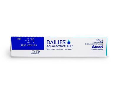 Dailies AquaComfort Plus (90 lentile) - Parametrii lentilei