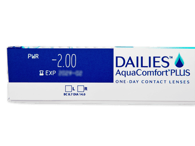 Dailies AquaComfort Plus (90 lentile) - Parametrii lentilei