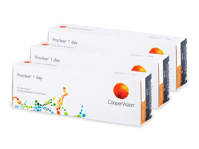 Proclear 1 Day (90 lentile) - Lentile de contact de unică folosință