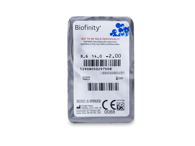 Biofinity (6 lentile) - Vizualizare ambalaj