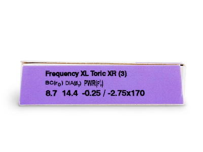 FREQUENCY XCEL TORIC XR (3 lentile) - Parametrii lentilei