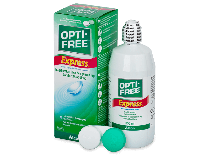 Soluție OPTI-FREE Express 355 ml Pachete avantajoase lentile de contact 2022