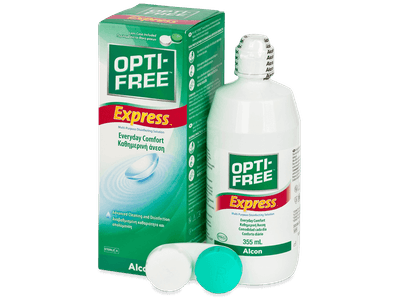 Soluție OPTI-FREE Express 355 ml - Soluție de curățare