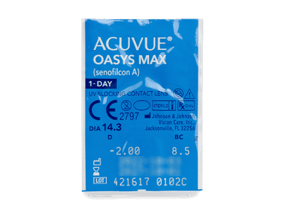 Acuvue Oasys Max 1-Day (30 lentile) - Vizualizare ambalaj