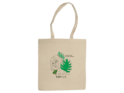 Sacoșă Cotton ECO bag TopVue - Panama 