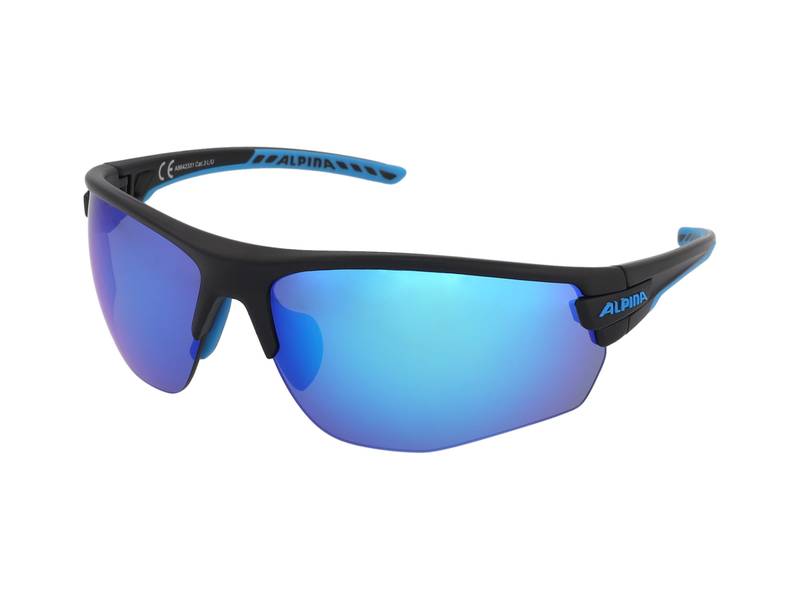 Sports Ochelari de vedere ,Ochelari de soare Alpina Tri-Scray 2.0 HR Black Cyan Matt