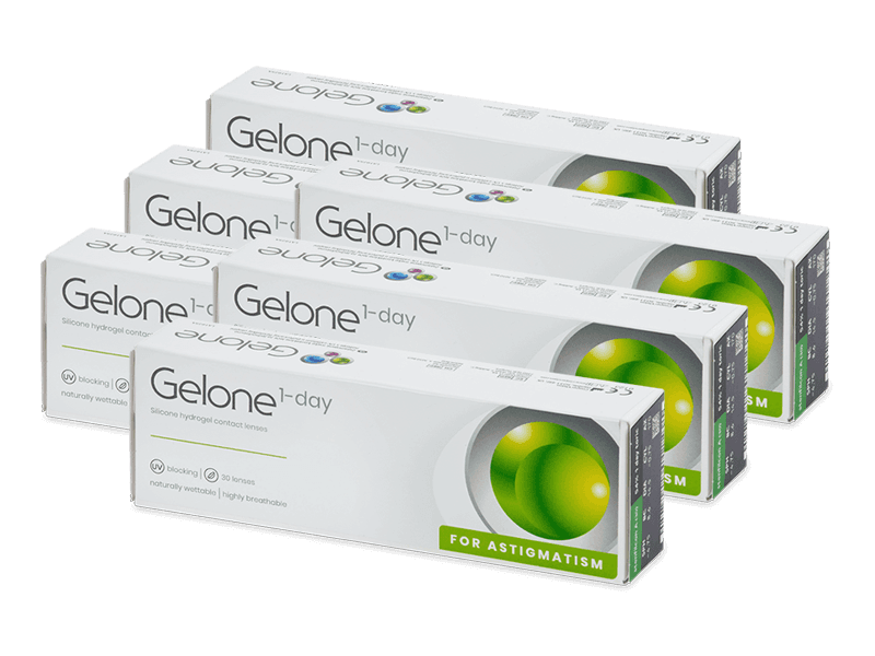 Lentile de contact zilnice Gelone 1-day for Astigmatism (180 lentile)