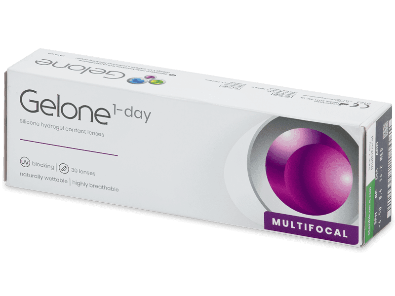 Lentile de contact zilnice Gelone 1-day Multifocal (30 lentile)