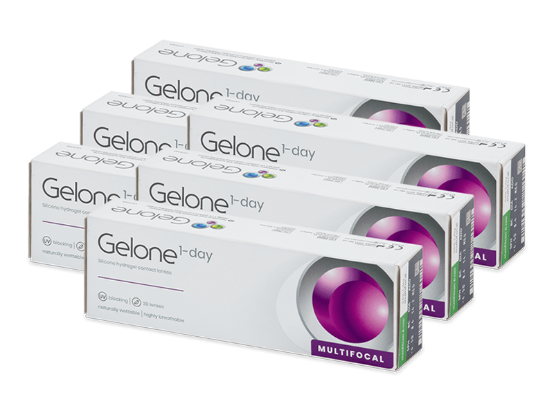 Lentile de contact zilnice Gelone 1-day Multifocal (180 lentile)