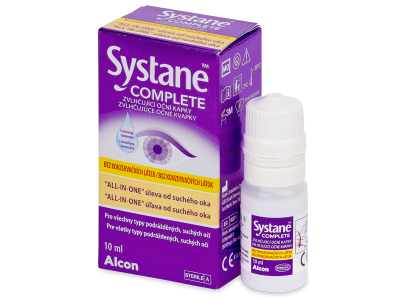 Picaturi de ochi Picături oftalmice fără conservanți Systane COMPLETE10 ml