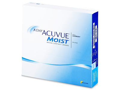 1 Day Acuvue Moist (90 lentile) - Lentile de contact de unică folosință
