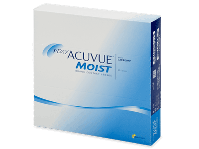 1 Day Acuvue Moist (90 lentile) - Lentile de contact de unică folosință