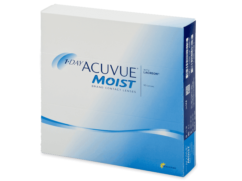 Lentile de contact zilnice 1 Day Acuvue Moist (90 lentile)