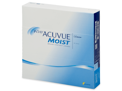 1 Day Acuvue Moist (90 lentile) - Lentile de contact de unică folosință
