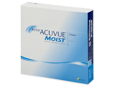 1 Day Acuvue Moist (90 lentile) - Lentile de contact de unică folosință