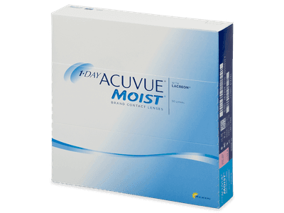 1 Day Acuvue Moist (90 lentile) - Lentile de contact de unică folosință