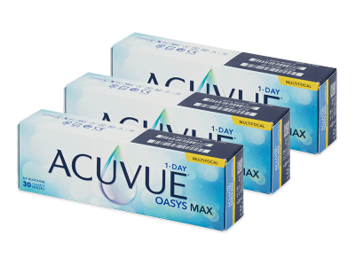 Acuvue Oasys Max 1-Day Multifocal (90 lentile) - Lentile de contact multifocale