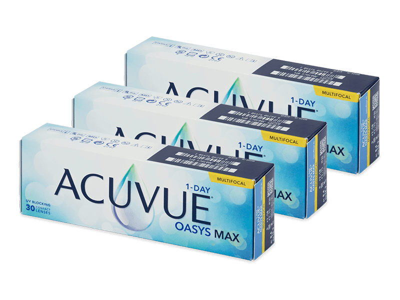 Lentile de contact zilnice Acuvue Oasys Max 1-Day Multifocal (90 lentile)