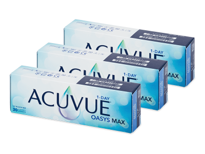 Acuvue Oasys Max 1-Day (90 lentile) - Lentile de contact de unică folosință