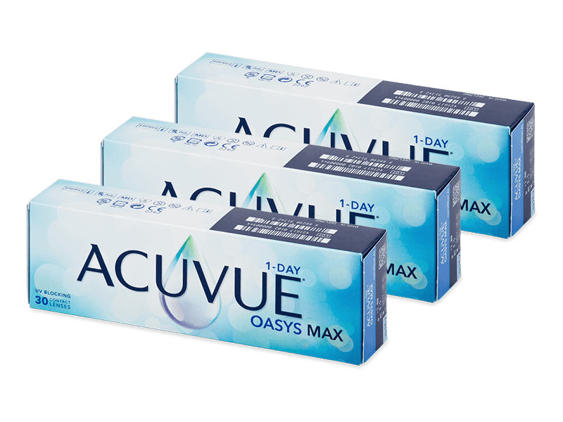 Lentile de contact zilnice Acuvue Oasys Max 1-Day (90 lentile)
