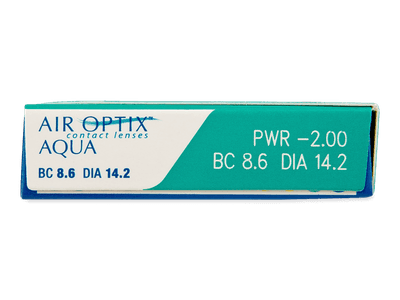 Air Optix Aqua (6 lentile) - Parametrii lentilei