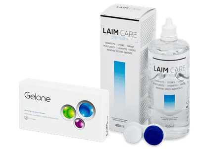 Gelone Monthly (3 lentile) + soluție Laim Care 400 ml