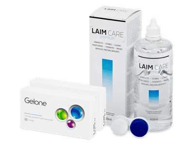 Gelone Monthly (6 lentile) + soluție Laim Care 400 ml