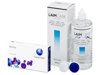 Biofinity (6 lentile) + soluție Laim-Care 400 ml