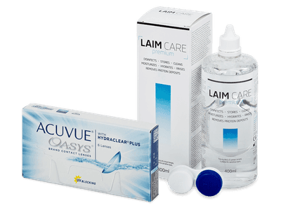 Acuvue Oasys (6 lentile) + soluție Laim-Care 400 ml