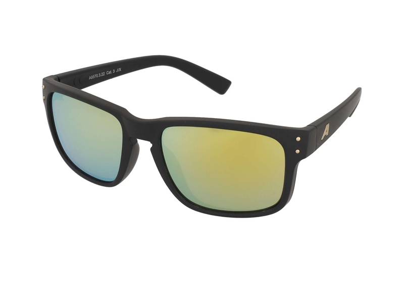 Ochelari de soare Alpina Kosmic Black Gold Matt/Gold Mirror